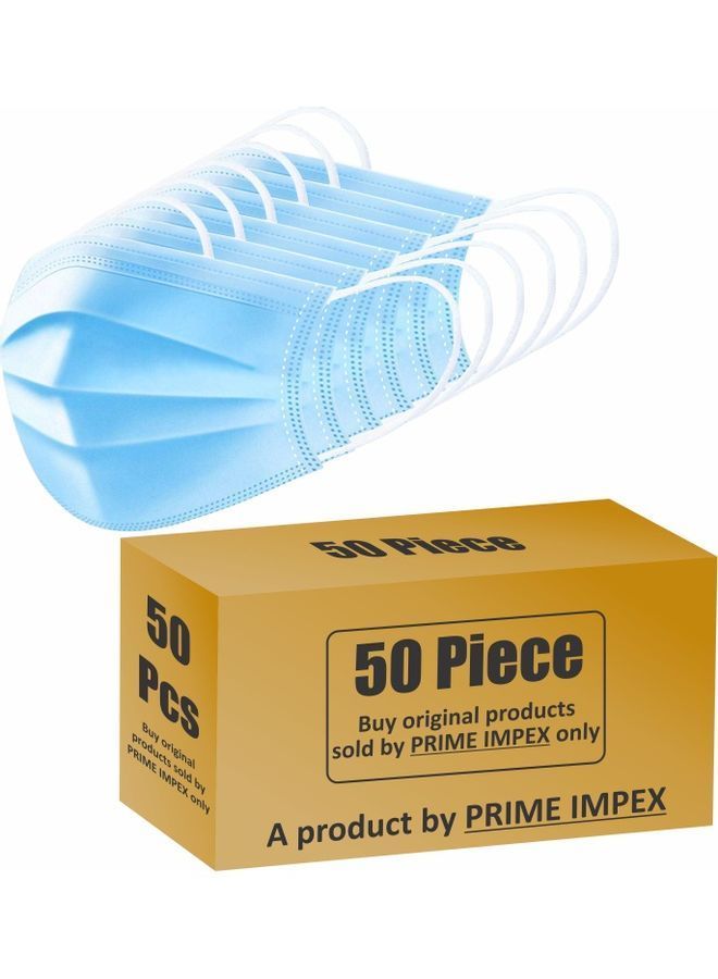 نيبمينينت مجموعة كمامات ذات الاستخدام لمرة واحدة من 50 قناع وجه جراحي مكون 3 طبقات - Image 2