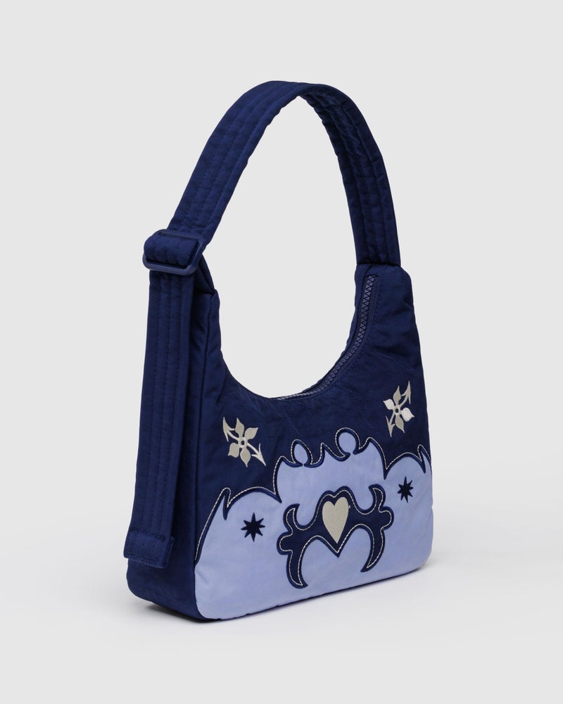 BAGGU Mini Nylon Shoulder Bag - Western AppliquÃ© - Image 2