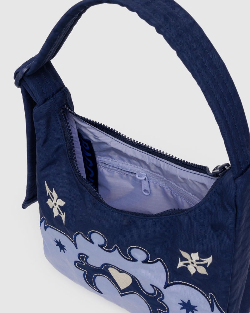 BAGGU Mini Nylon Shoulder Bag - Western AppliquÃ© - Image 3