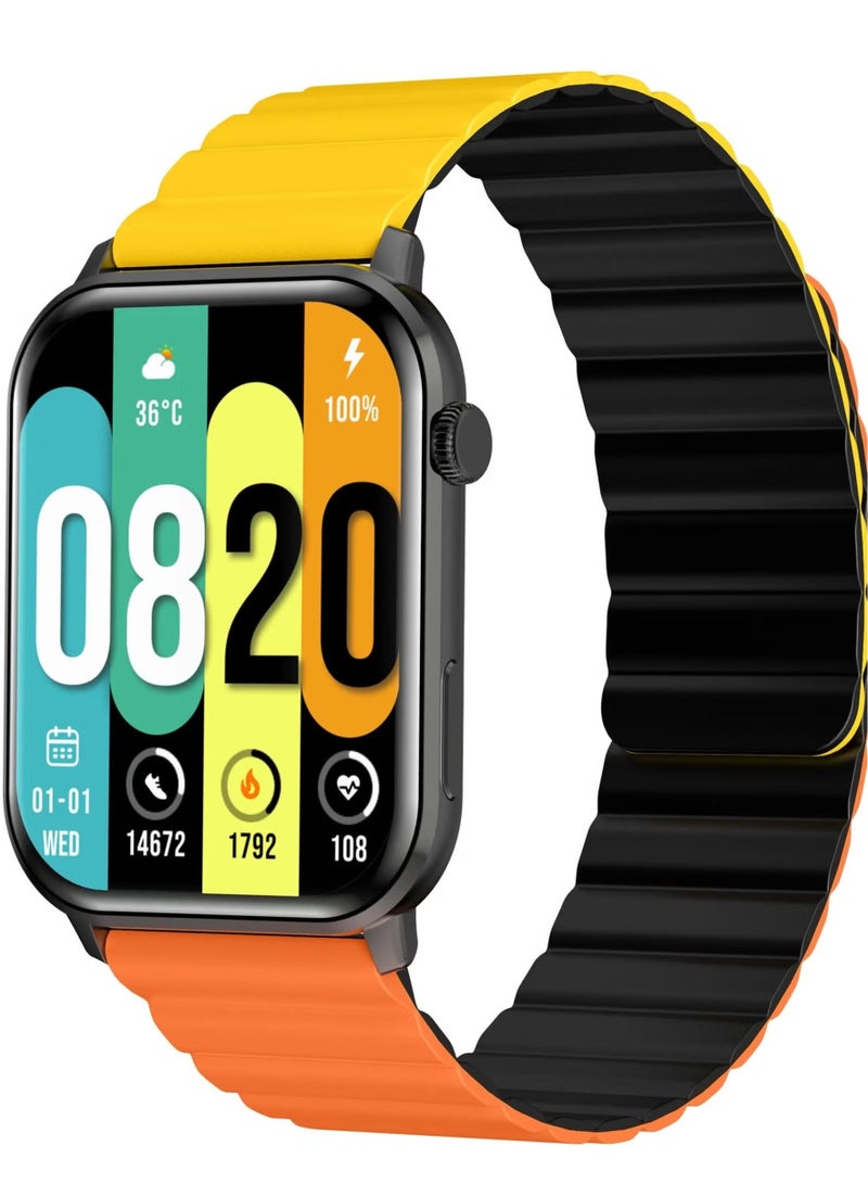 كيسلكت ساعة ذكية باللون الأسود YFT2031EU Ks Calling، تدعم 70 وضعًا رياضيًا وتسجل البيانات الرياضية النشطة - Image 4