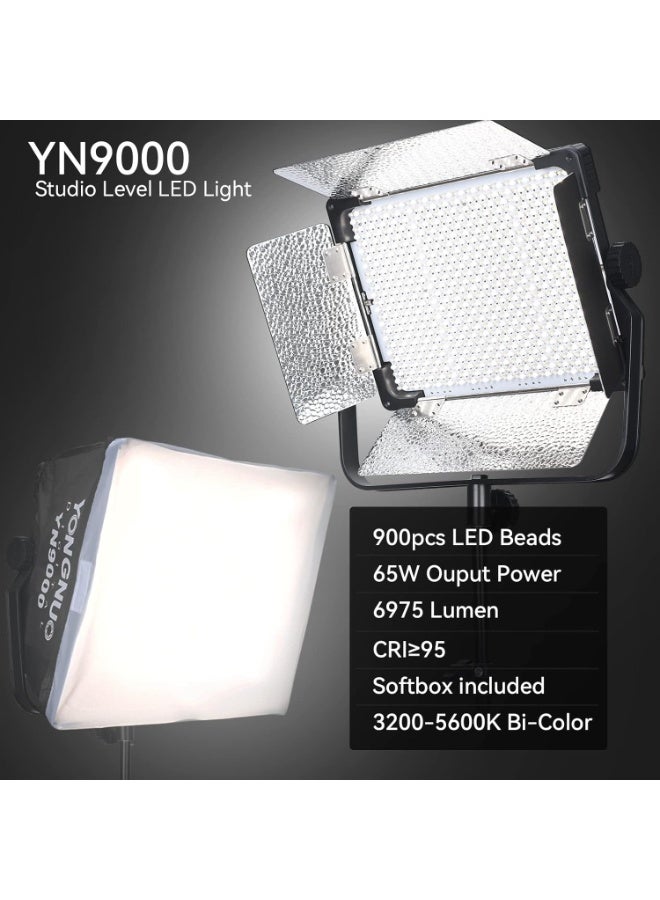 Yongnuo YN9000 3200-5600K LED Light Panel - Image 2