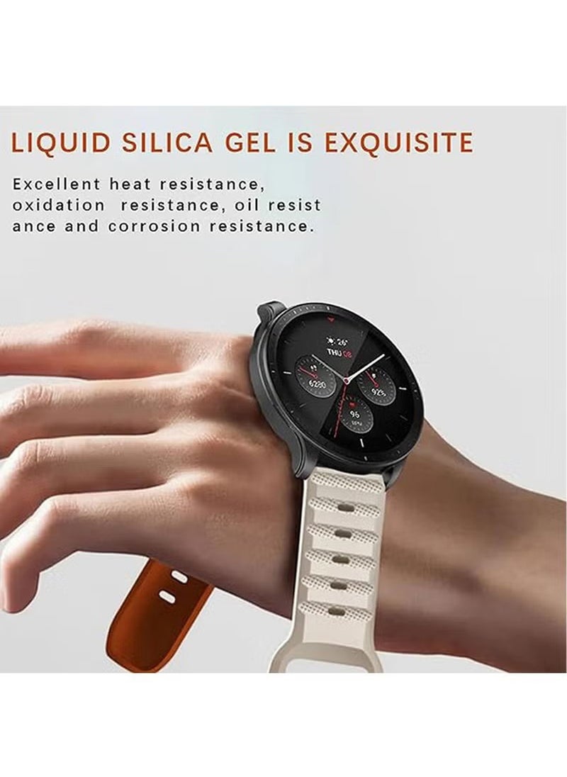 X-level 22mm Sports Strap Compatible with Huawei Watch GT3/GT3 Pro 46mm/GT2/GT 46mm/GT2 Pro/GT2e/GT Runner/Huawei Watch 3/3 Pro, Soft Silicone Replacement Strap Watch Strap Men Women  - Image 2