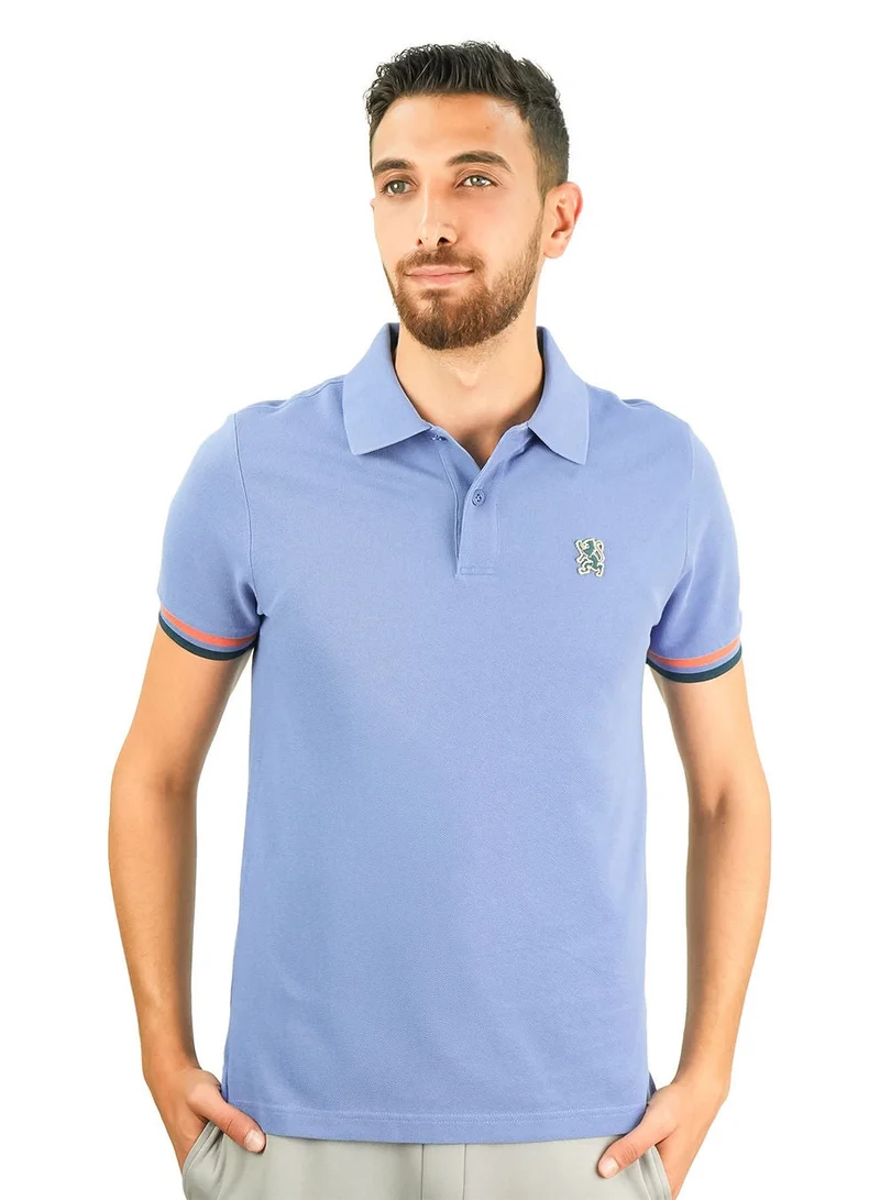 Men's Performance Polo: Classic Piqué, Tipped Collar, Embroidered Detail
