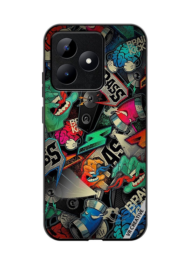 VR CREATIVE Protective Case Cover For Realme C53 Design Multicolour - Image 1