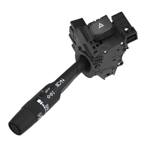 LCWRGS مفتاح إشارة الانعطاف LCWRGS 22982103 متوافق مع شيفروليه سيلفرادو 2014-2021 و GMC سييرا 1500 2500 3500، مفتاح مساحات الزجاج الأمامي، مفتاح خافت المصابيح، مفتاح متعدد الوظائف، رقم OE# CBS2265، 1S12904 - Image 1