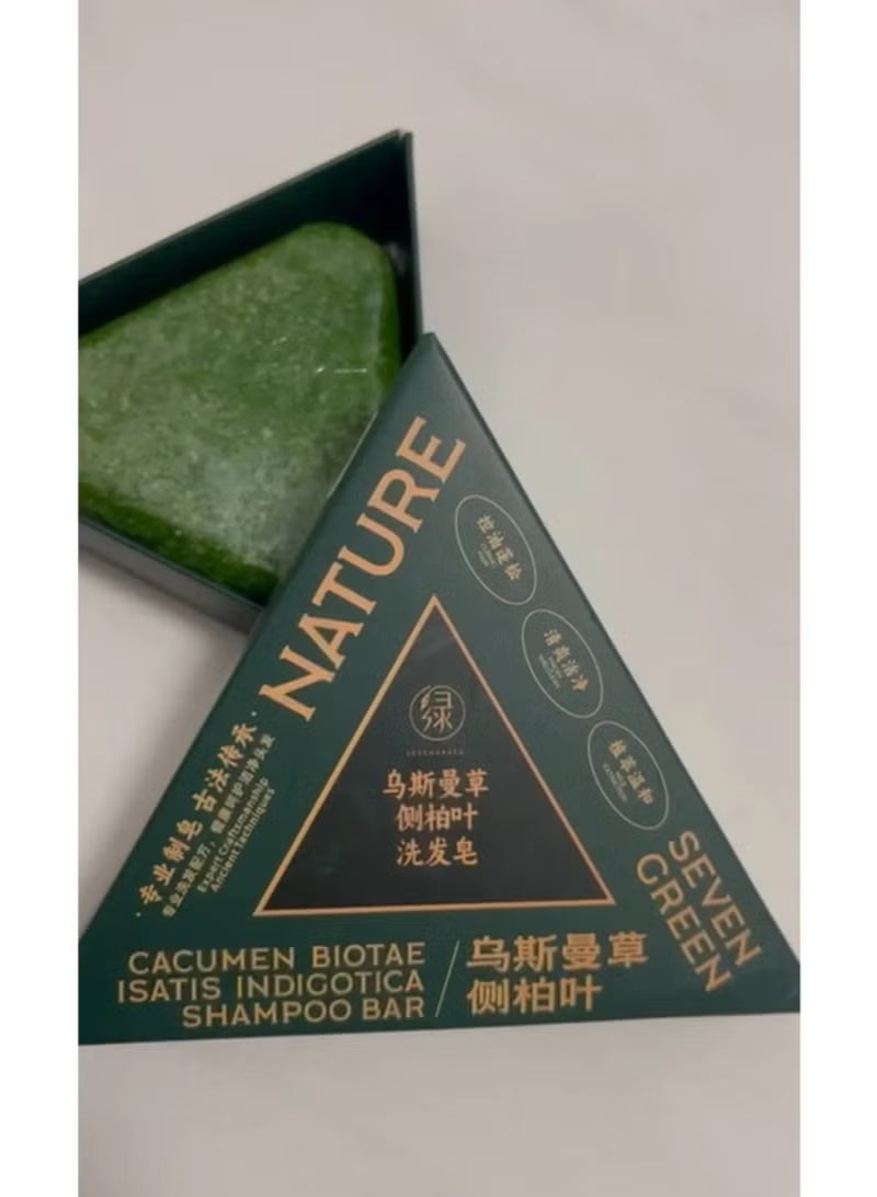 سيفن جرين صابون لانبات الشعر من Nature Seven الاوريجينال لتكثيف الشعر وإزالة القشرة – 120 جم تركيبة طبيعية غنية بأكثر من 12 نوع من الأعشاب والمستخلصات النباتية المختارة بعن.. - Image 2