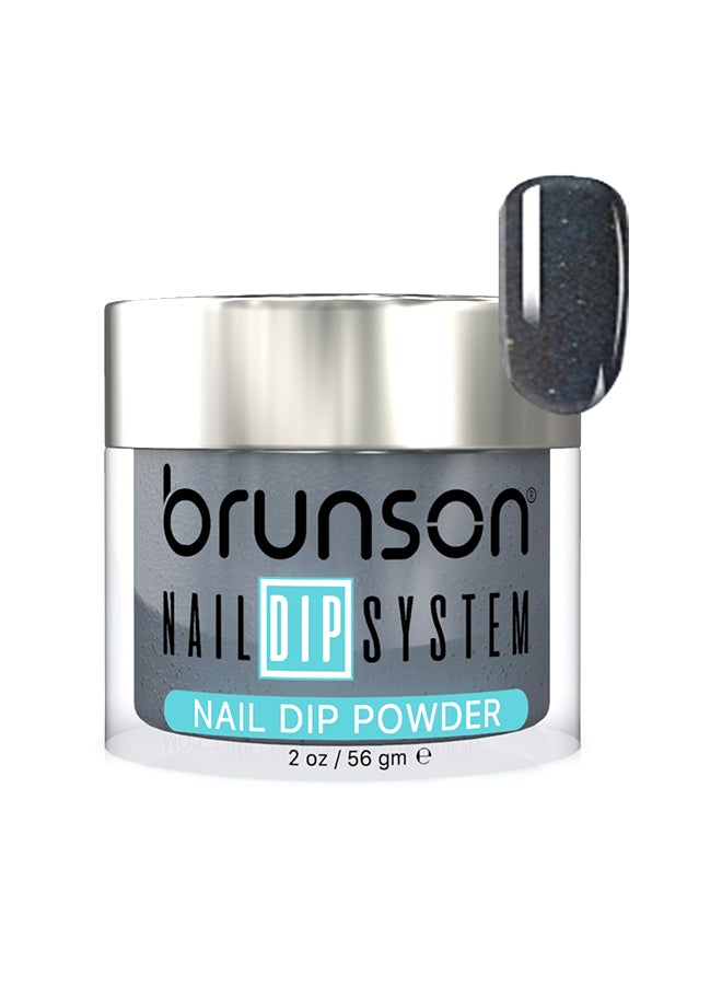 brunson Nail Dip Powder Dip And Buff System Color 56gm, French Nail Art Starter Manicure Salon DIY At Home Odor Free And Long Lasting No Needed Nail Lamp Curing DBK065