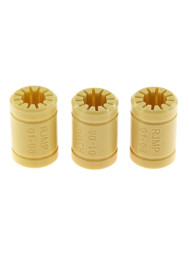 NIBEMINENT 10-Piece Polymer Plastic Bearing For 3D Printer Yellow  - Image 4