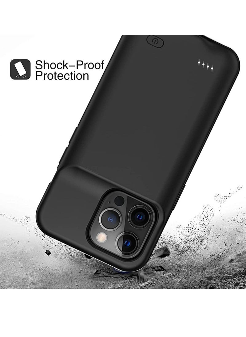 (4500mAh)Portable Battery Pack, Rechargeable Smart Charger Case For Iphone 13 Pro Max - Image 2