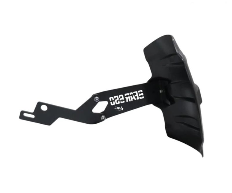 0TO6 Tyre Mudguard/Rear Mudguard Bracket with Rear Reflector Tyre Hugger Vehicle Splash Guard for RE BEAR 650, BLACK - Image 3