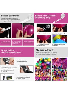 Irenare 95 Pcs 70S Party Decorations Disco Party Balloons Decoration 70'S Party Bundle Includes Inflatable Radio Boombox And Mobile Phone, Disco Plastic Party Backdrop, Tablecloth, Balloons For Hip Hop Party  - Image 3