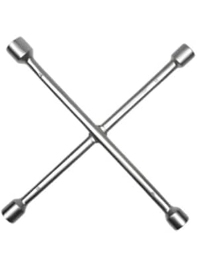 مفتاح عجل صليبة 16 بوصة - صلب شديد التحمل - مفتاح رباعي الاتجاهات لفك وتغيير إطارات السيارات بسهولة - أداة طوارئ أساسية قوية وعملية - Image 1