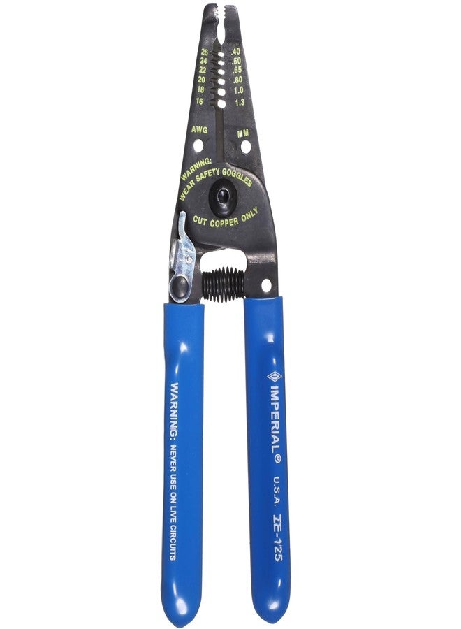Imperial Tool IE125 Heavy-Duty Upfront Plier Nose Stripper and Cutter - Image 1