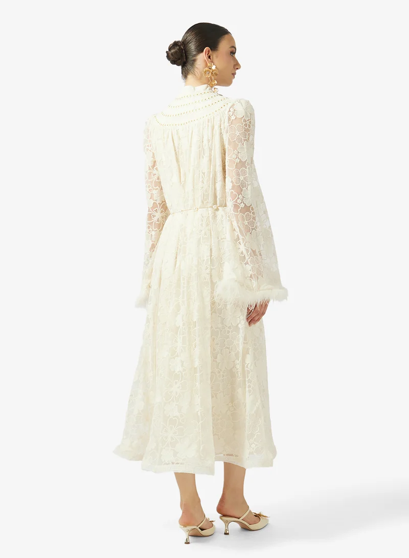 Khizana Lace A-line Dress