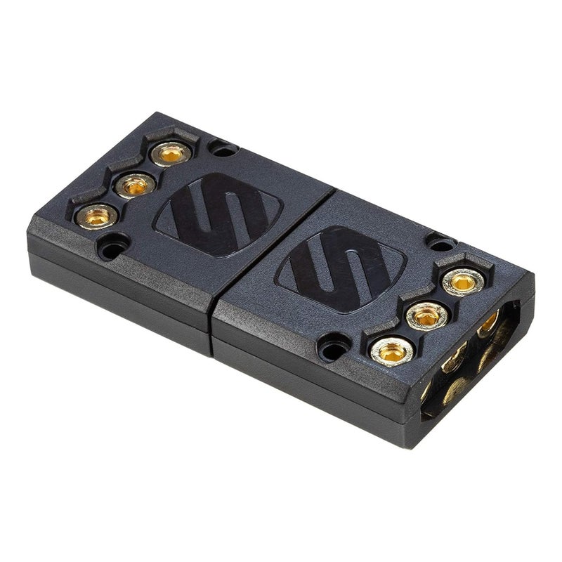Scosche UAKP Kwik Plug 8-10 AWG Quick Release Power Connector for Amplifiers and Active Bass Enclosures - Fits 8 and 10 Gauge Wire - Quick Disconnect for Power, Ground and Remote - Image 3