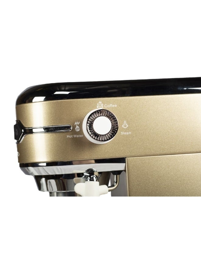جي في سي برو ماكينة صنع قهوة اسبريسو 1 L 1450 W GVCM-1905 ذهبي - Image 4