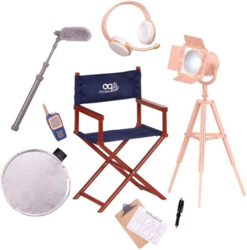 مجموعة فيلم المخرج من إكسسوارات الدمى من أور جينيريشن، BD37852C1Z، متعددة الألوان
