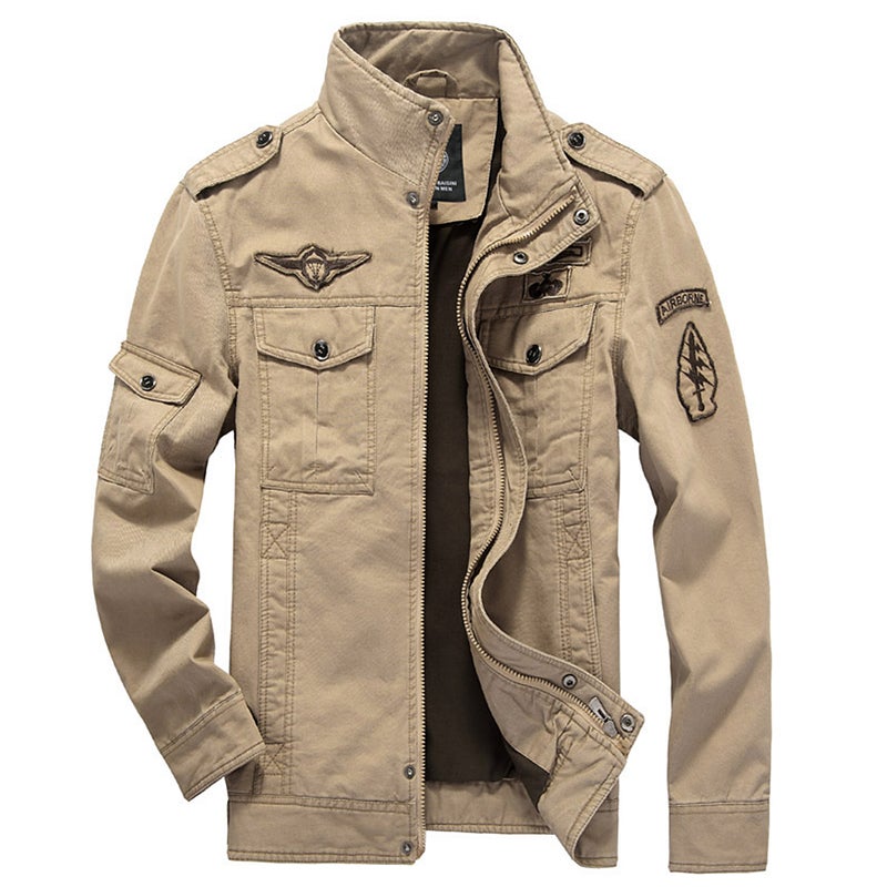 Men's Pure Cotton Jackets Coat Casual Work Jackets - Image 1