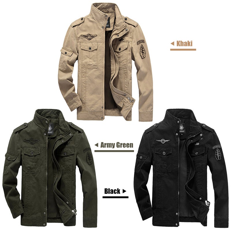 Men's Pure Cotton Jackets Coat Casual Work Jackets - Image 3