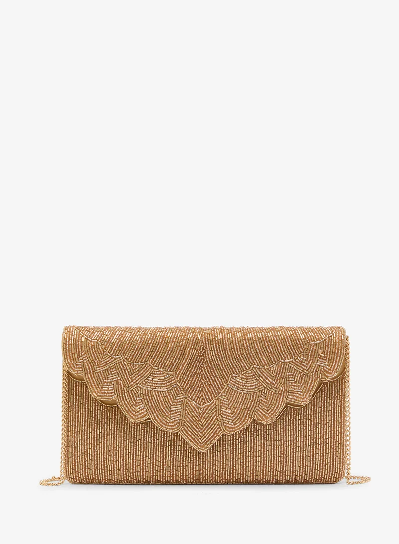 خزانة Embroidered Sequin Clutch