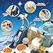 Fistone Kids Race Track Car Adventure Toy for Toddlers Spaceship Puzzle Rail Track City Rescue Playset with 4 Mini Cars Preschool Educational Car Games Toys for Boys Age 3 - Image 4