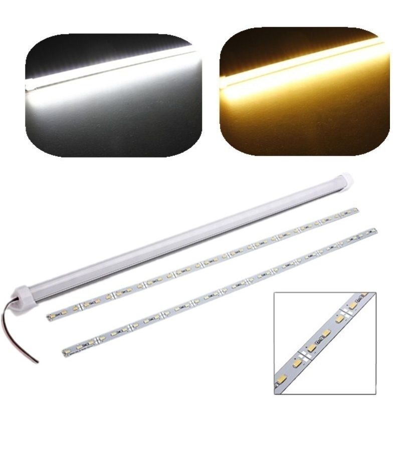 10 Pcs 11.81 Inch Warm White Transparent Interior LED Light Bar with Switch for Car Trailer Truck Bed Van RV Cargo Boat Cabinet Slim Enclosed Trailer Lights Fixture 12 Volt - Image 4