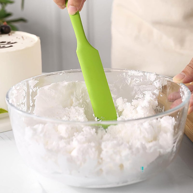 GZLT 5 Pcs Silicone Jar Spatulas,Sourdough Spatula with Long Handle,Cake Cream Butter Spatulas(5 Pcs) - Image 4