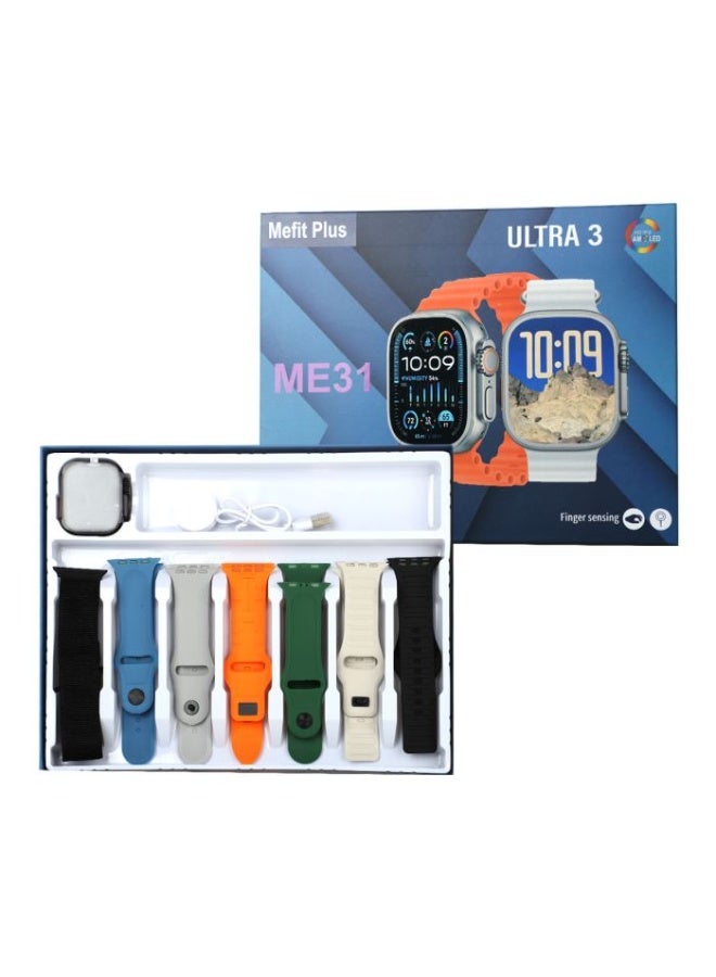 Smart Watch Me31 - 7 Straps - Charge Wireless - Image 3