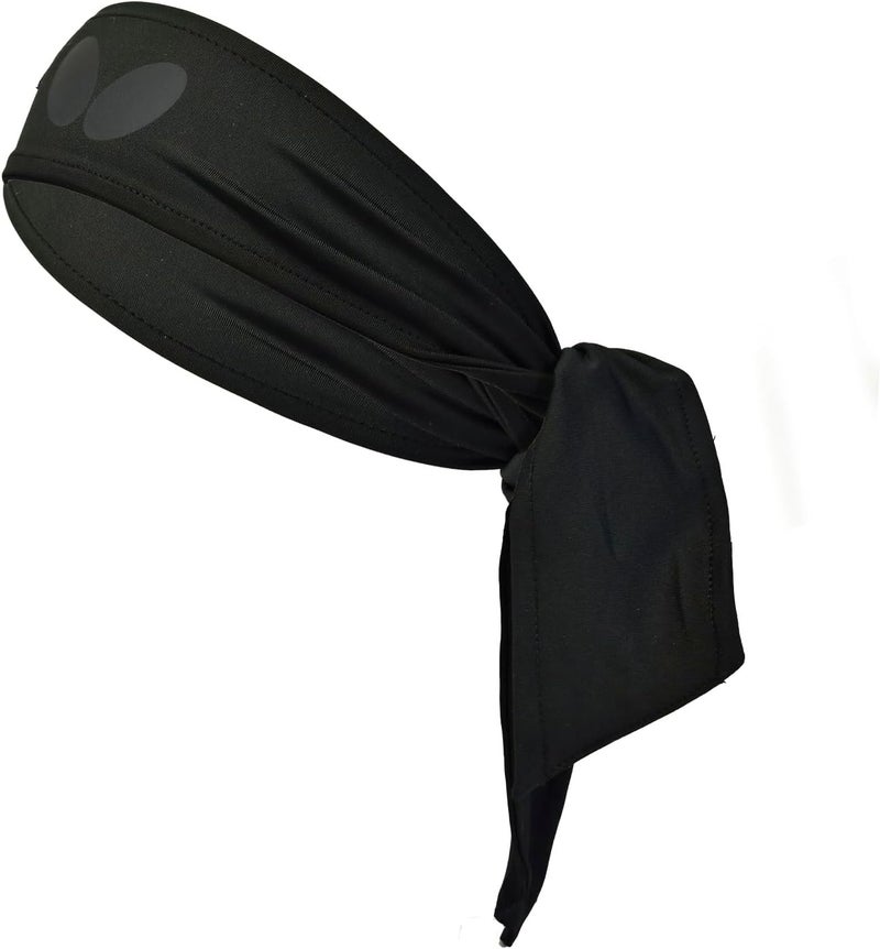 Butterfly Hachimaki Headband in Black - Image 1