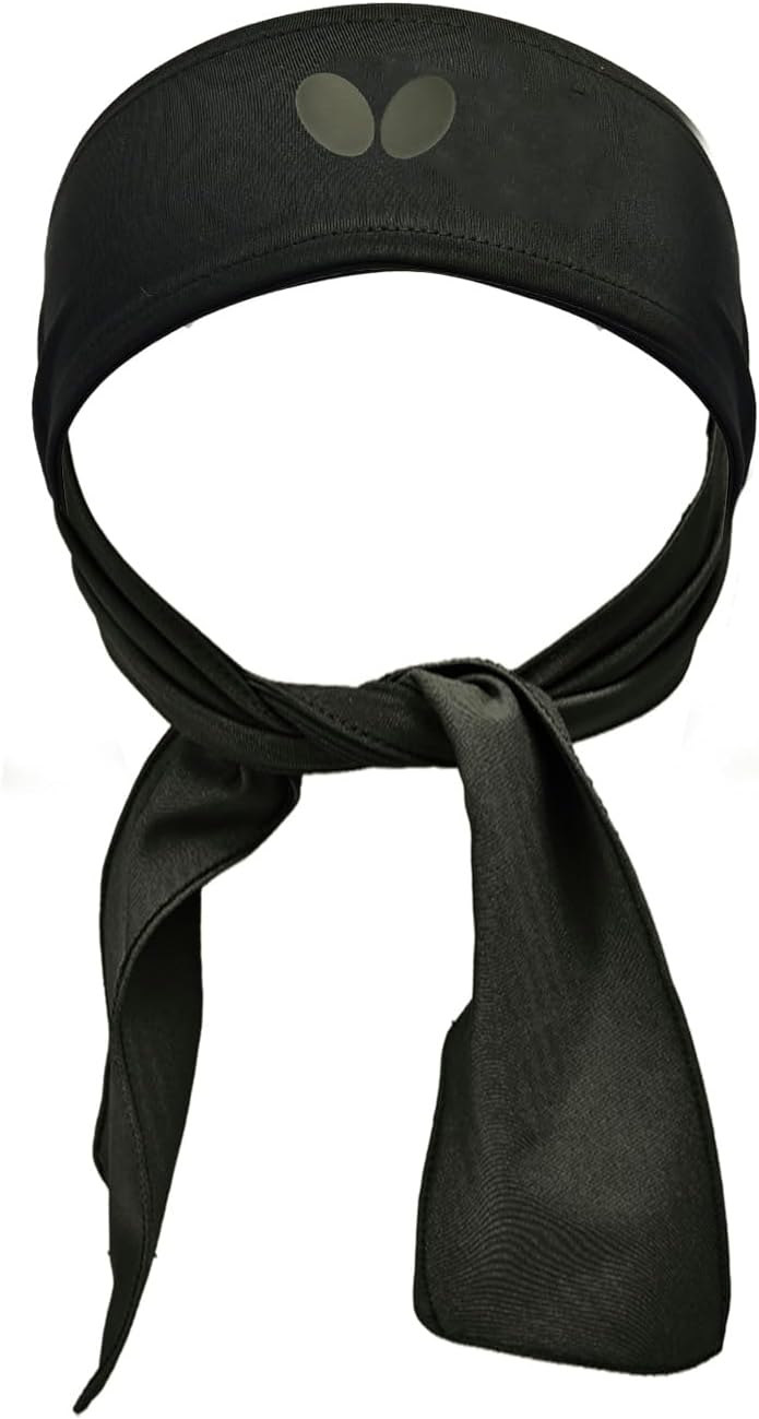 Butterfly Hachimaki Headband in Black - Image 2