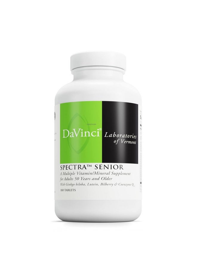 DaVinci Laboratories of Vermont Davinci Labs Spectra Senior Dietary Supplement For Cardiovascular Ocular And Antioxidant Support With Vitamins Minerals Coenzyme Q10 Ginkgo Biloba Bilberry Extract And More 180 Capsules  - Image 2