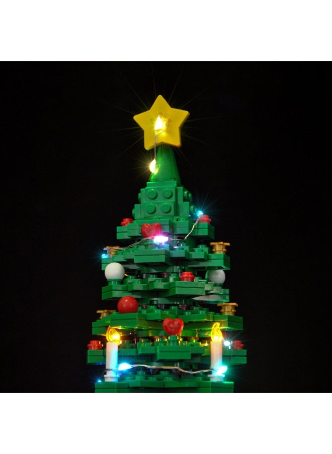 BRIXSPARK Light for Lego-40573 Christmas Tree Building Blocks Model (Lego Set NOT Included)  - Image 2