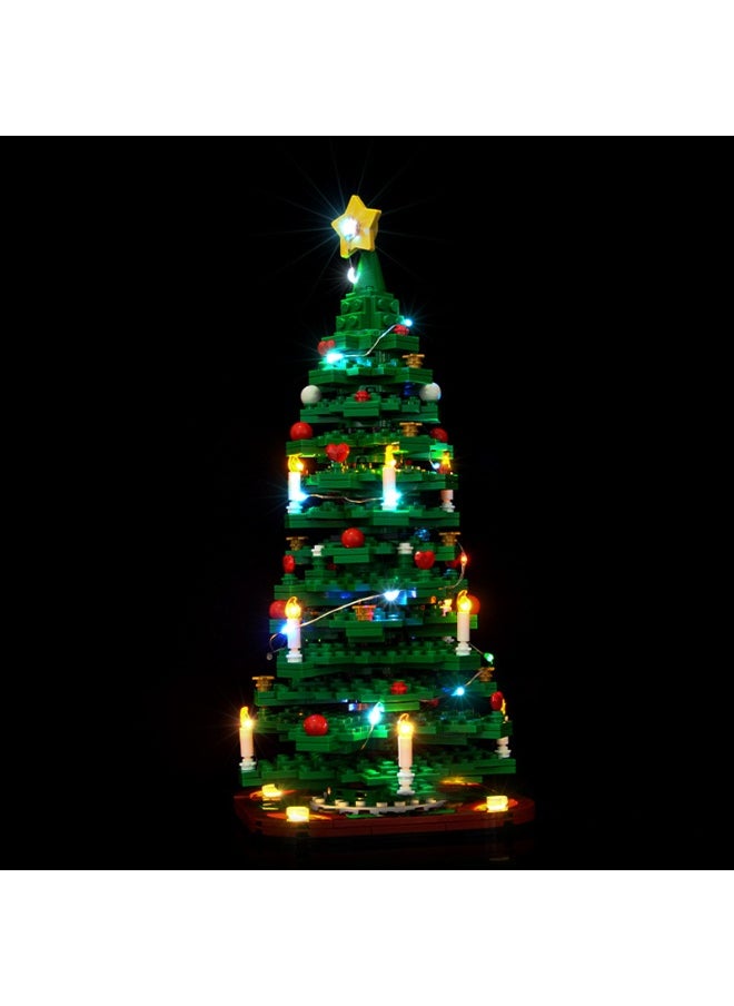 BRIXSPARK Light for Lego-40573 Christmas Tree Building Blocks Model (Lego Set NOT Included)  - Image 1