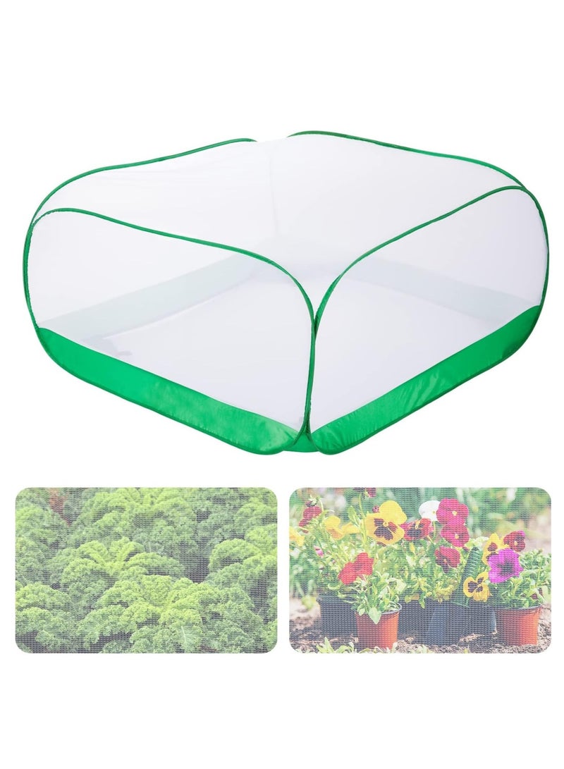 Upgraded Garden Netting- 40 × 40 × 20 Inches Pop-up Plant Covers Net for Garden Protection- Ultra Fine Garden Mesh Netting Protection from Bird Pest Barrier Net Row Cover for Plant Fruit Vegetable
