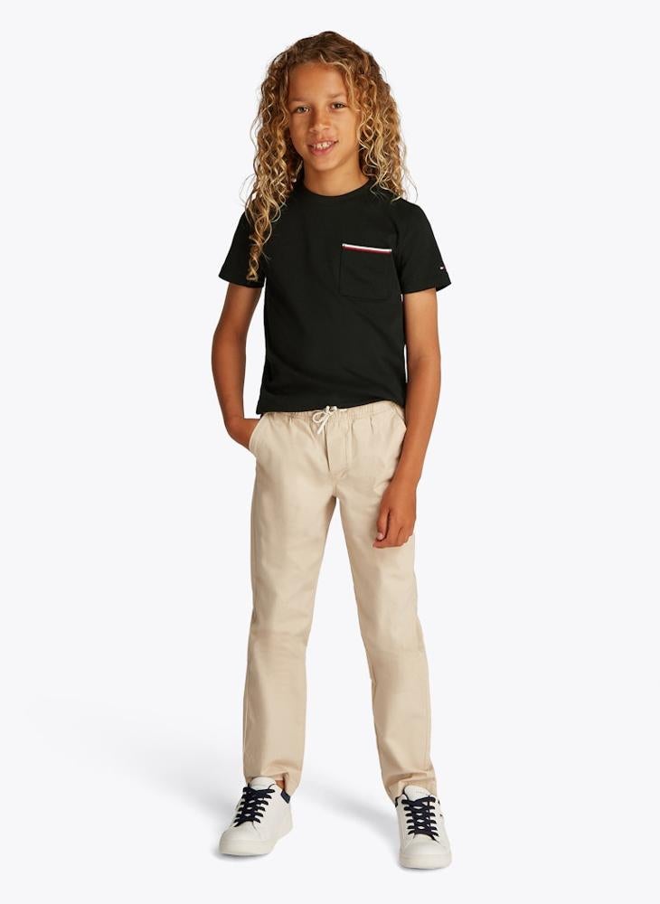 TOMMY HILFIGER - Kids Pocket Logo T-Shirt - Image 1