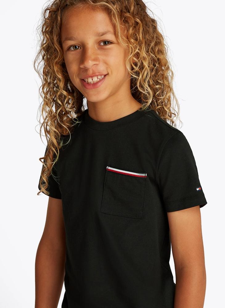 TOMMY HILFIGER - Kids Pocket Logo T-Shirt - Image 1