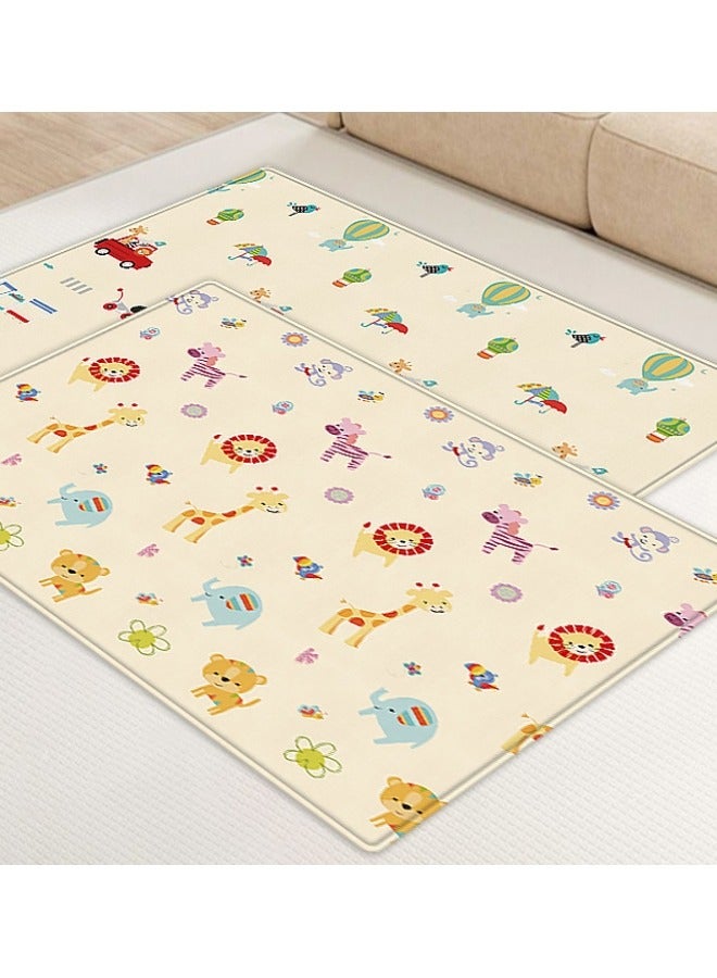 Aikenn Baby Play Mat,Reversible Baby Play Mat,Soft Playmat,Thick Floor Mats,Toddlers & Babies Play Mats,For Floor In Bedroom Nursery Playroom,For Baby's Crawlingtummy Time (100*180*1cm) - Image 3