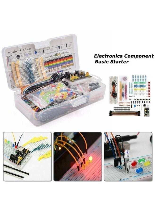 UNO R3 Compatible Starter Kit 51PCS Electronics Learning Set with Sensor Modules, Breadboard, Jumper Wires & 4-Digit Display - Image 1