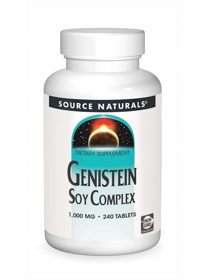 Source Naturals Genistein Soy Complex 1000 mg - 240 Tablets - Image 1