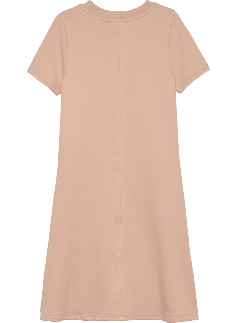 Calvin Klein Jeans Kids Metallic Print A-Aine Dress - Image 2