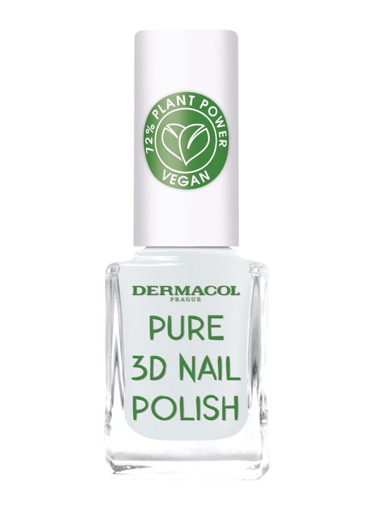 Dermacol - Pure 3D Nail Polish Absolute White - Image 1