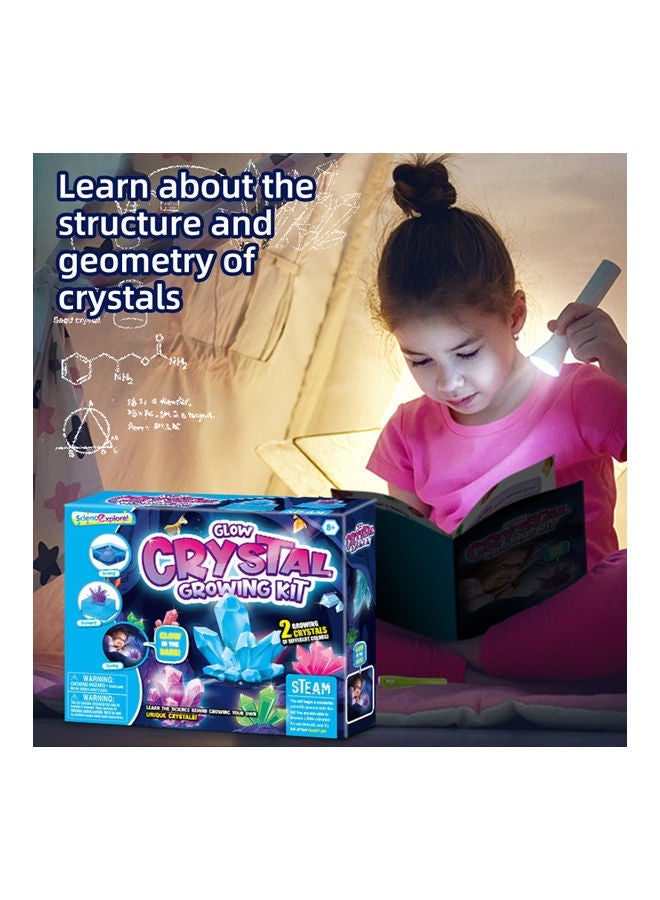 NIBEMINENT 2-Piece Science Experiment Luminous Crystal Multicolour - Image 2