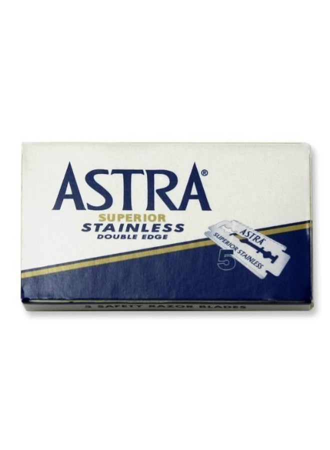 أسترا شفرات حلاقة مزدوجة الحافة من الفولاذ المقاوم للصدأ (100 شفرة) - Image 1