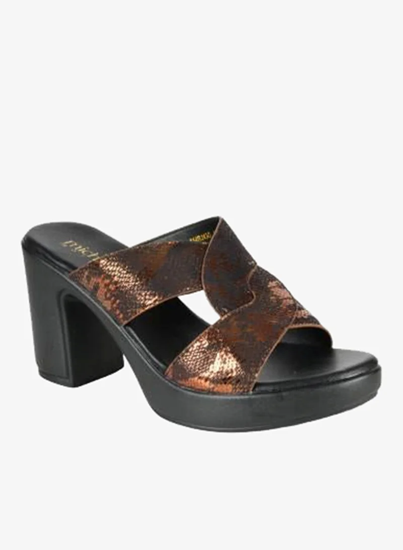 Michelle Morgan 092-2939 Michelle Morgan Ladies High Heel Sandals 414RJ43G Brown