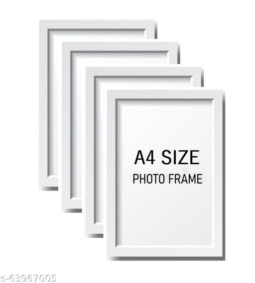 Stuthi Arts Wall Wood Photo Frames White-A4(4) - Image 1