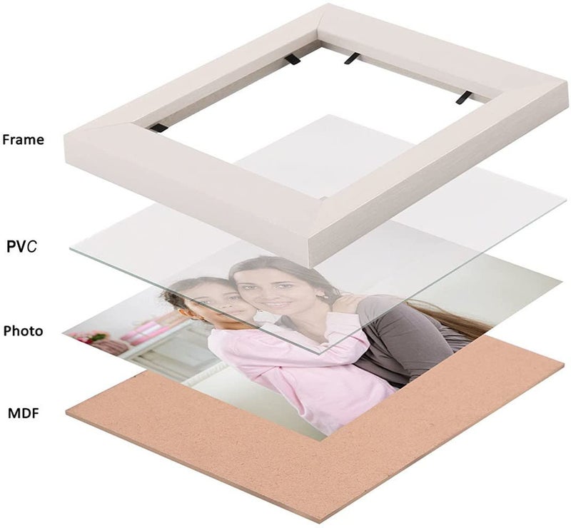 Stuthi Arts Wall Wood Photo Frames White-A4(4) - Image 4