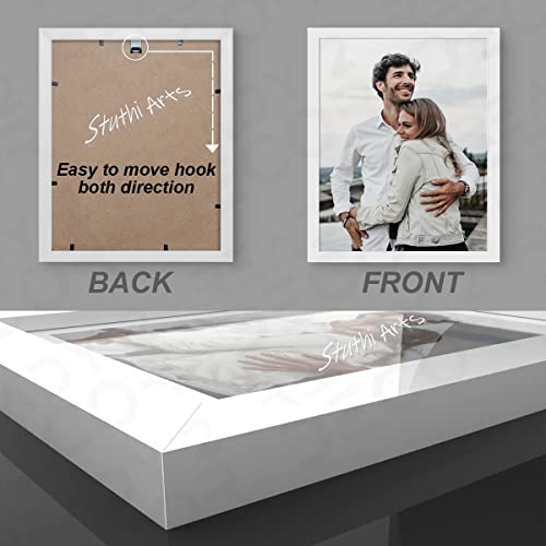 Stuthi Arts Wall Wood Photo Frames White-A4(4) - Image 2