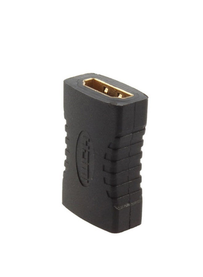 HDMI Female to Female Adapter Black - Image 2