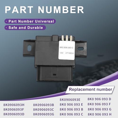 Sprwinautummer Black Fuel Pump Control Module 8K0906093F 8K0906093C Replacement For Audi A4 A5 S5 Q5 RS5 2.0T RS5 - Image 4