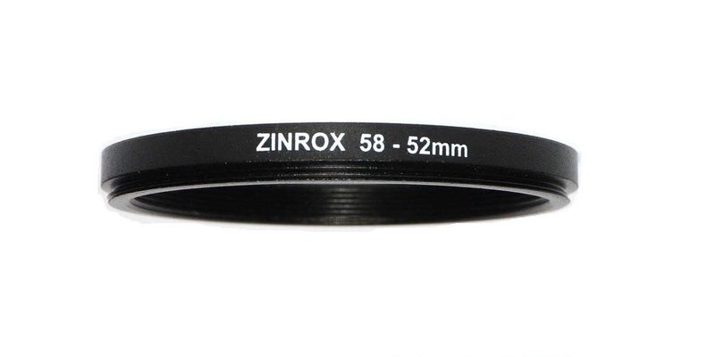 ZINROX® 58-52mm Step Down Lens Filter Adapter Ring - Set of 1 Piece - Allows You to Fit Smaller Size Lens Filters on a Lens with a Larger Diameter - Size : 58-52mm - Image 5